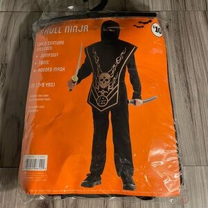 Skull Ninja Kids Costume - Black